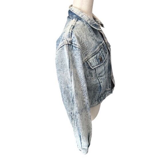 Vintage U.S. Blues Dragon Embroidered Cotton Denim Jacket M - Picture 3 of 10